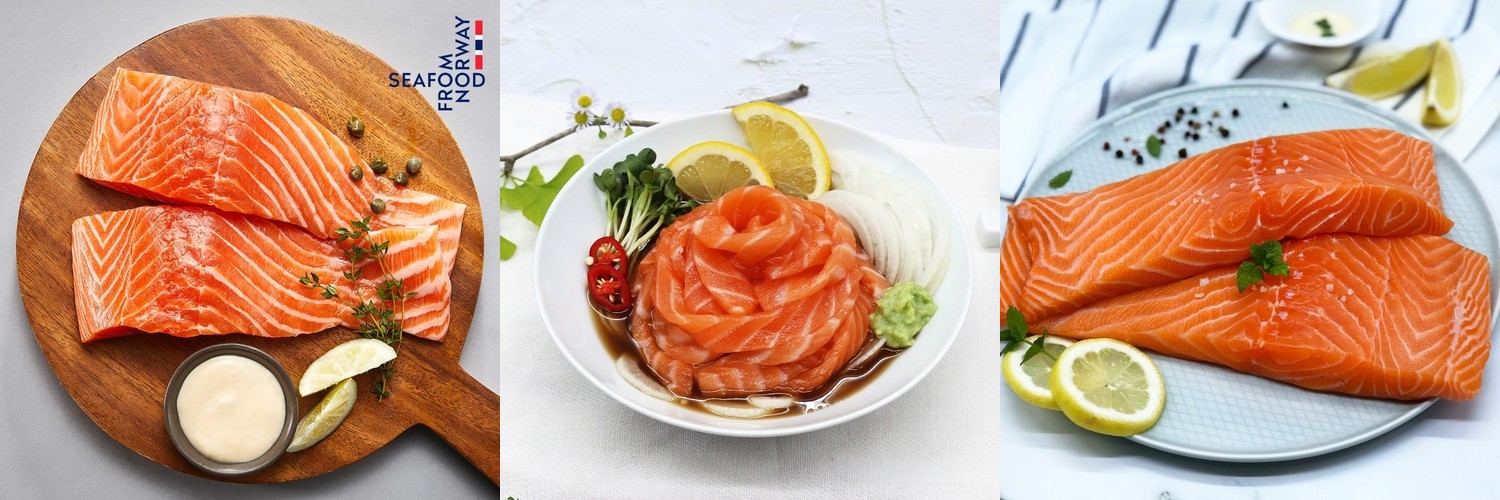 노르웨이 숙성 연어회 120g, 1개
