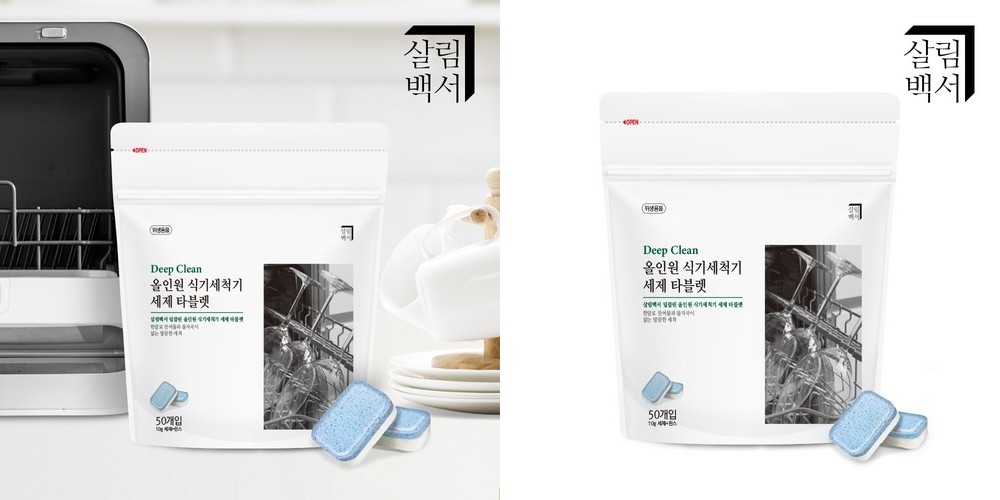 에코버 제로 올인원 식세기세제 무향 25개입 2개+주방세제 450ml+수세미