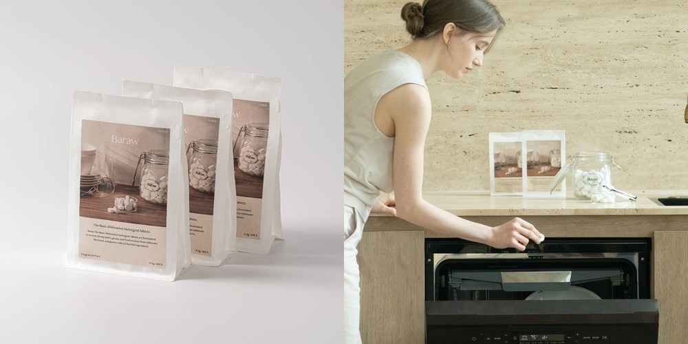 1+1 살림백서 식기세척기 세제 분말형 1kg 식세기 sk lg 밀레 삼성 호환