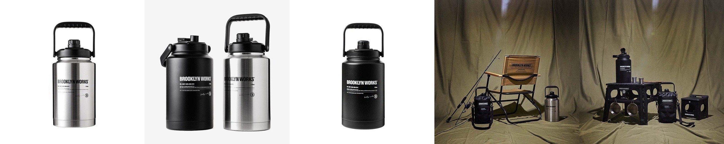 [브루클린웍스] 워터저그 2.5L 스테인리스 휴대용