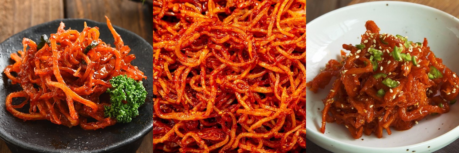동광수산 백진미채 홍진미채 진미채 300g 500g 1kg