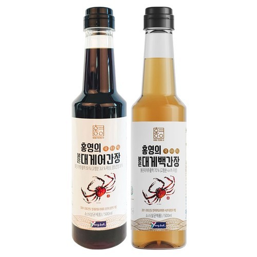 더동쪽바다가는길 홍영의 붉은대게 어간장, 백간장 / 500ml 영덕 홍게 맛간장