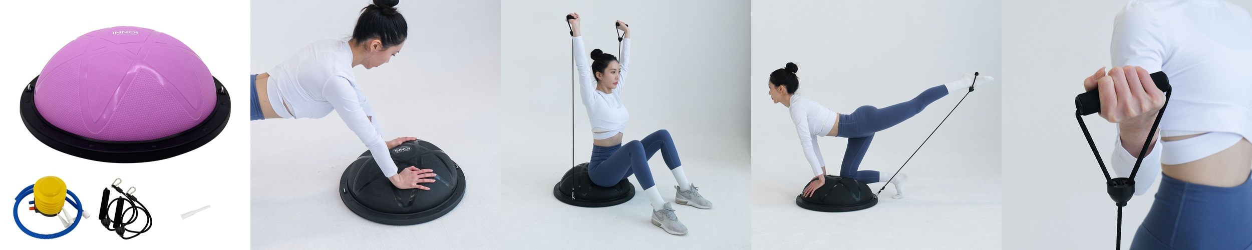 스케쳐스 짐볼 안티버스트 요가 필라테스 임산부 55cm, 애쉬그레이
