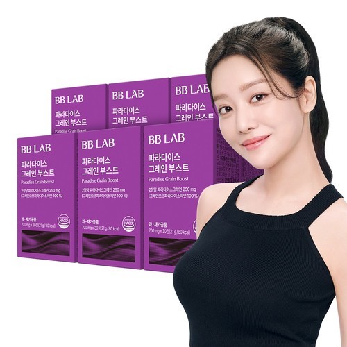 비비랩 파라다이스 그레인 부스트 30정, 6개