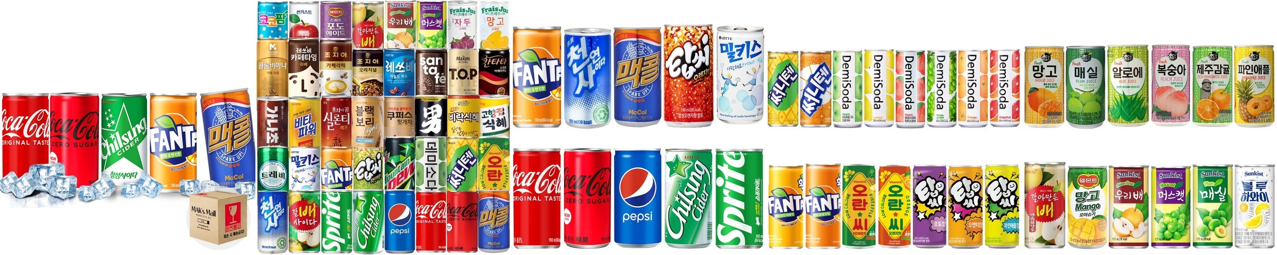 펩시제로 라임 제로콜라 190ml 30캔 미니 캔음료 음료수