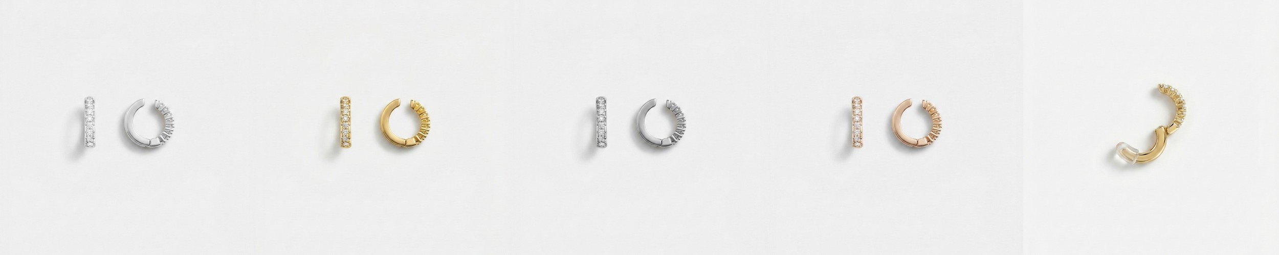 또블링 오스트리아 진주 실버 데일리 레이어드 귀걸이 4mm 6mm 8mm 10mm 12mm