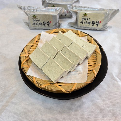 오직 제주콩으로만든 수제 서리태두부 320g