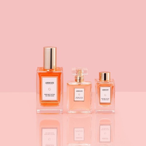 아로즈 퍼퓸 타투 오일 로즈골드 100ml + [미스트 30ml + 오일 30ml]