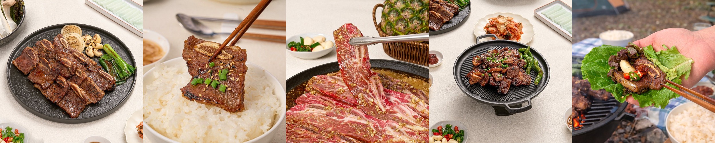 제철밥상 LA 양념갈비 1kg 30년 전통 초이스등급