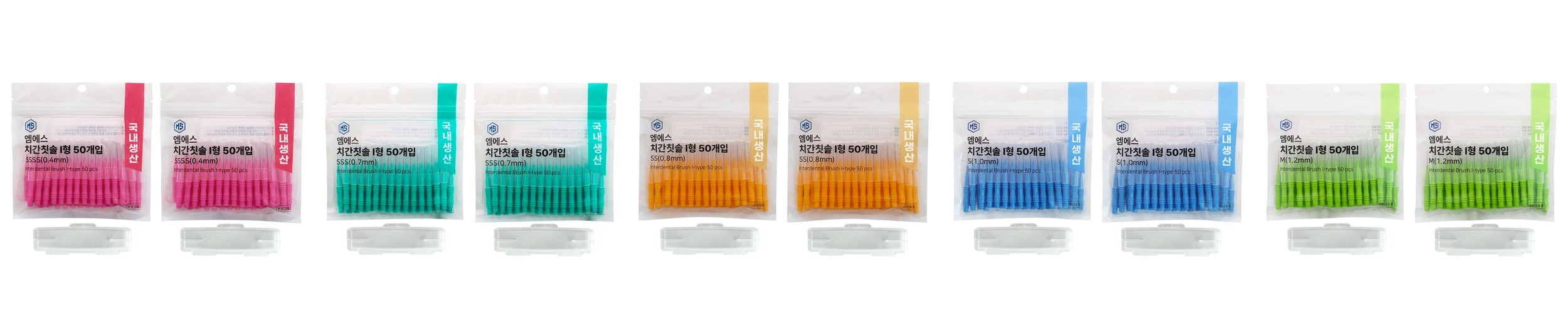 메디케이 국산 일회용 치실 80p x 3 케이스 포함