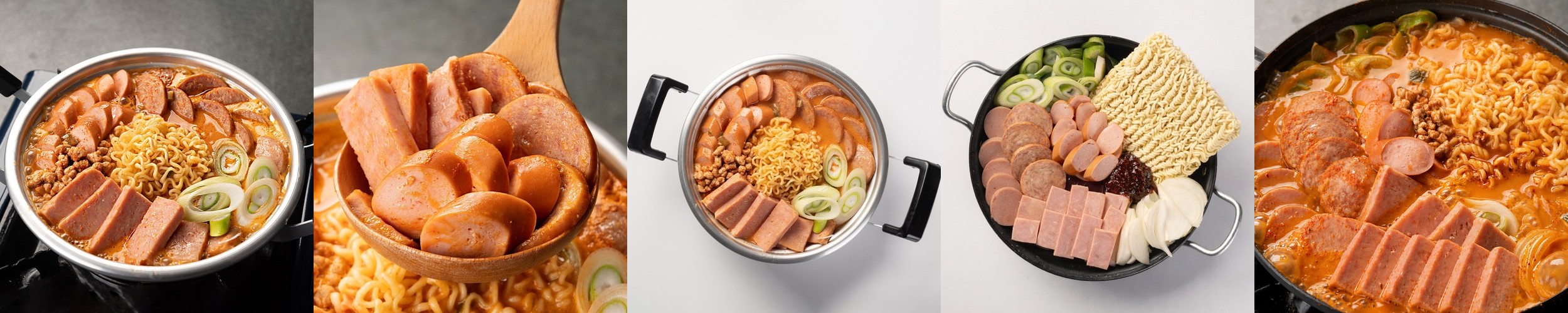 간편 부대찌개 밀키트 캠핑음식 전골