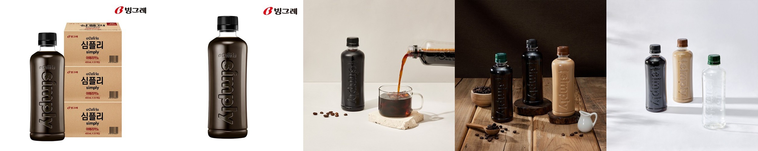 빙그레 아카페라 심플리 아메리카노, 400ml, 60개