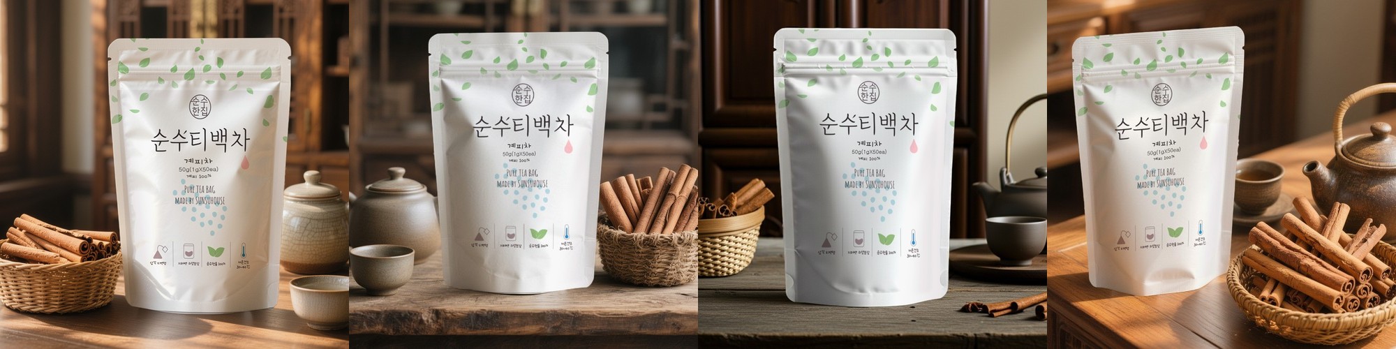 순수한집 계피차 티백 50개입
