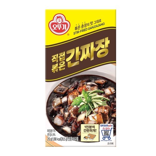 오뚜기 직접볶은간짜장 고형 106g, 4개