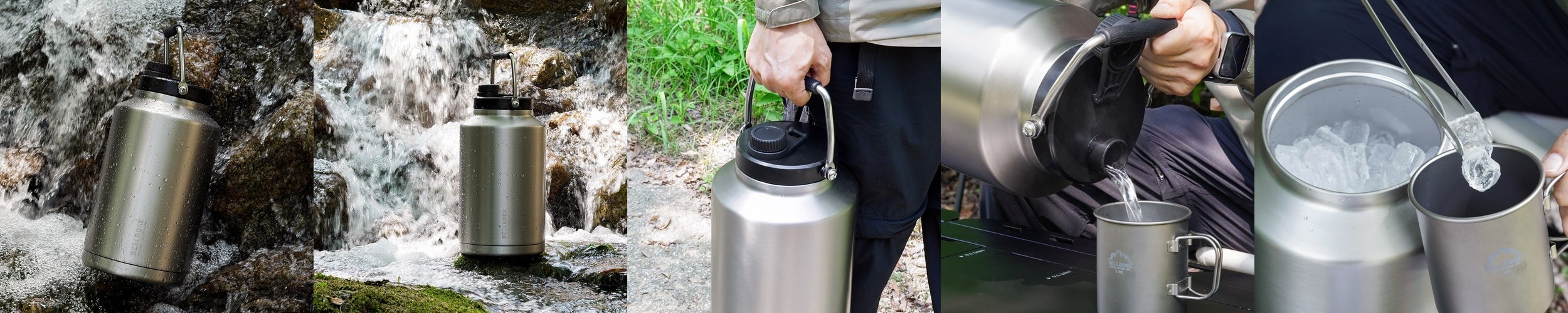 [브루클린웍스] 워터저그 2.5L 스테인리스 휴대용