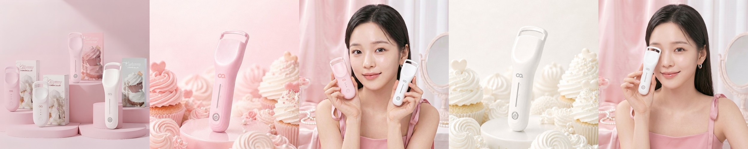 오아 올리미 컬리미 속눈썹 고데기 히팅 뷰러 휴대용 USB 온열 고대기