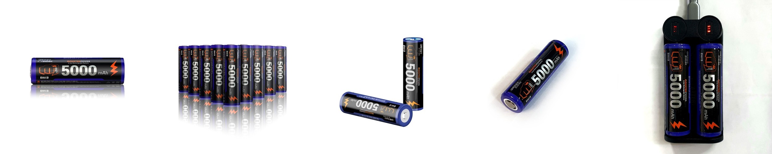 몬스터파워 18650 배터리 1200mAh 보호회로 건전지 리튬이온 충전지 충전식 고방전