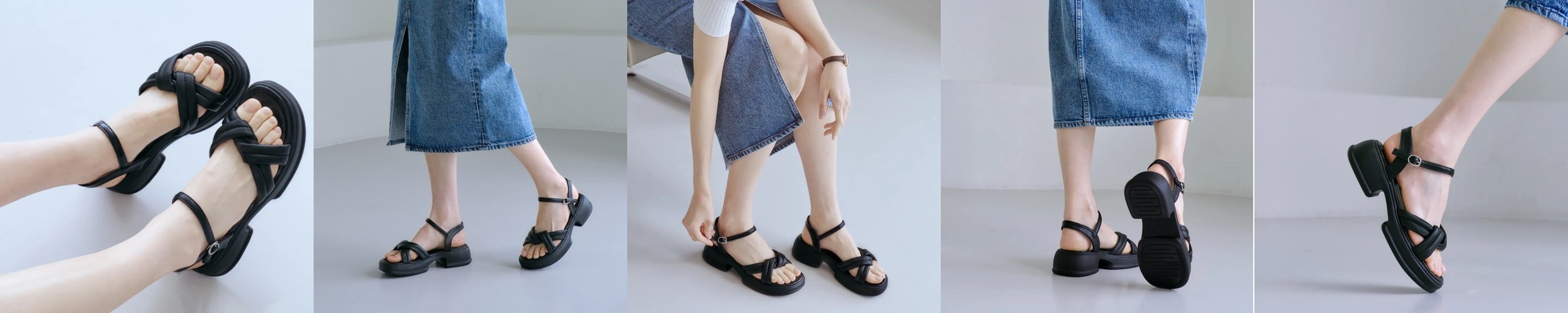 발편한샌들 여자 여름샌들 아이보리, 245