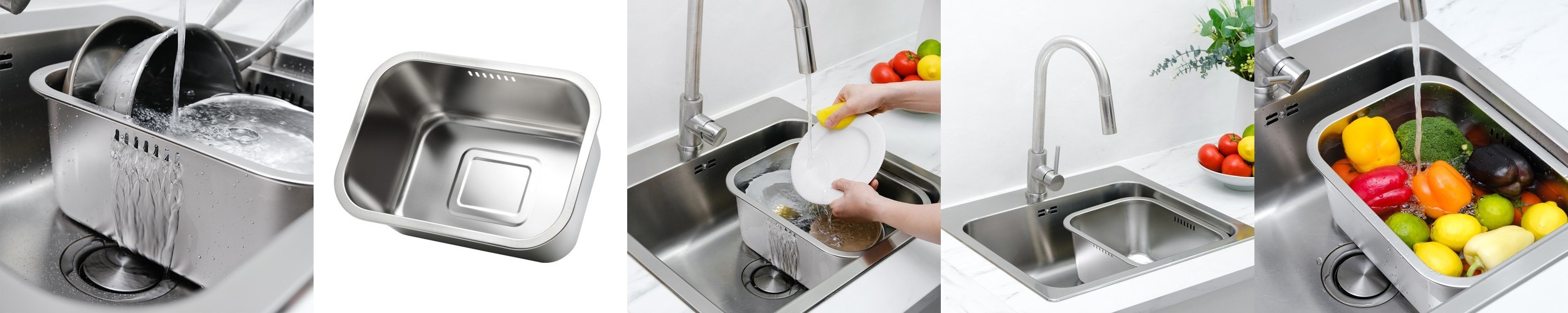 로긴 스텐 설거지통 대용량 캠핑 싱크대 설겆이통 7.5L