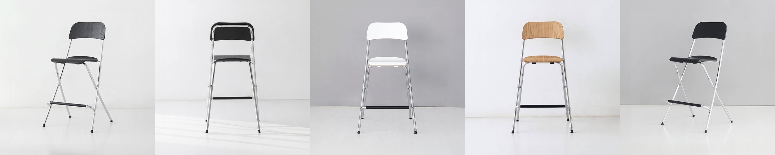 편한 아일랜드 식탁의자 높은 패브릭 홈바 의자 슈리 58cm 오프화이트