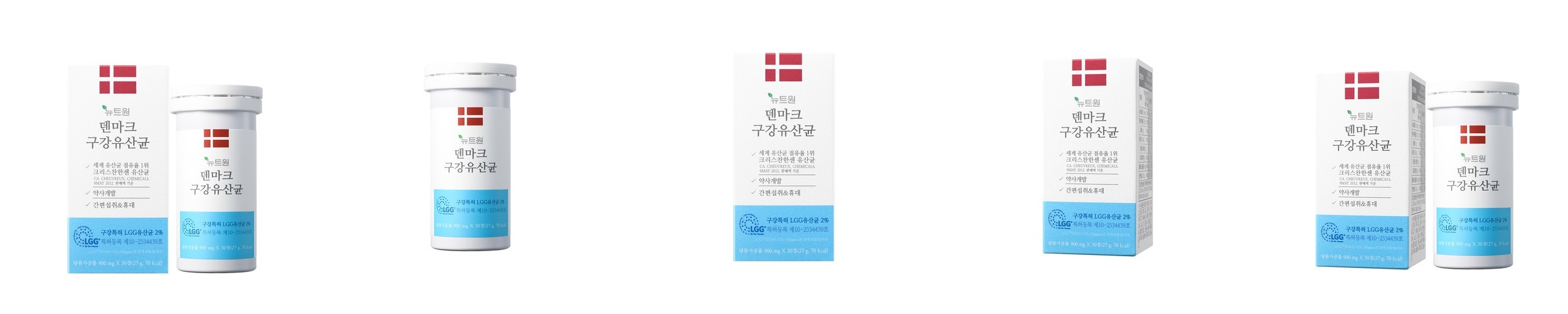뉴트원 덴마크 구강유산균 구강특허 약사개발 LGG 프로바이오틱스 30정, 1개