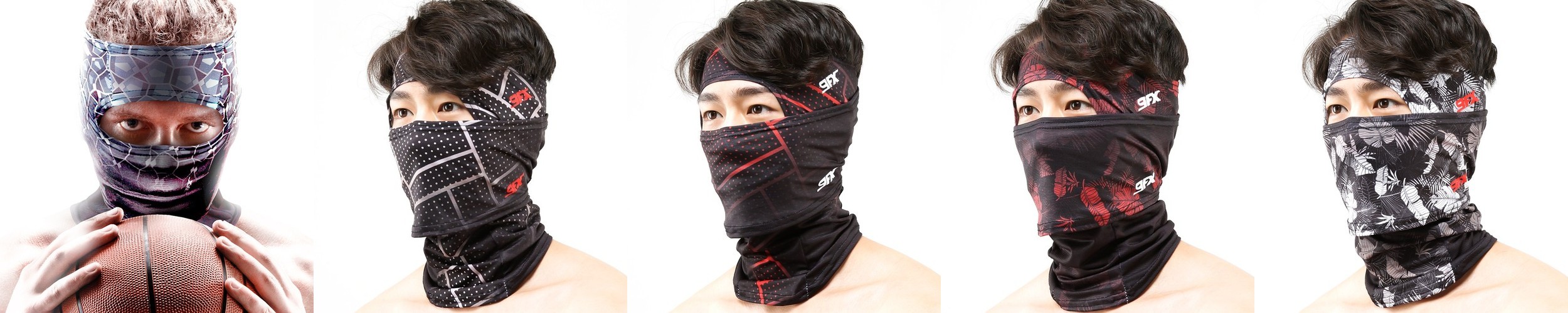 울티모 자외선차단마스크 골프마스크 얼굴햇빛가리개 자전거 러닝 쿨 UV 테니스