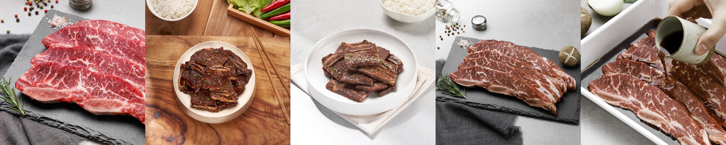 제철밥상 LA 양념갈비 1kg 30년 전통 초이스등급