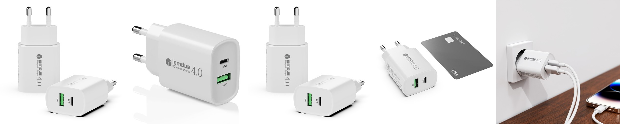 PD 3.2 100W AVS GaN 접지 초고속 충전기 GB101 화이트