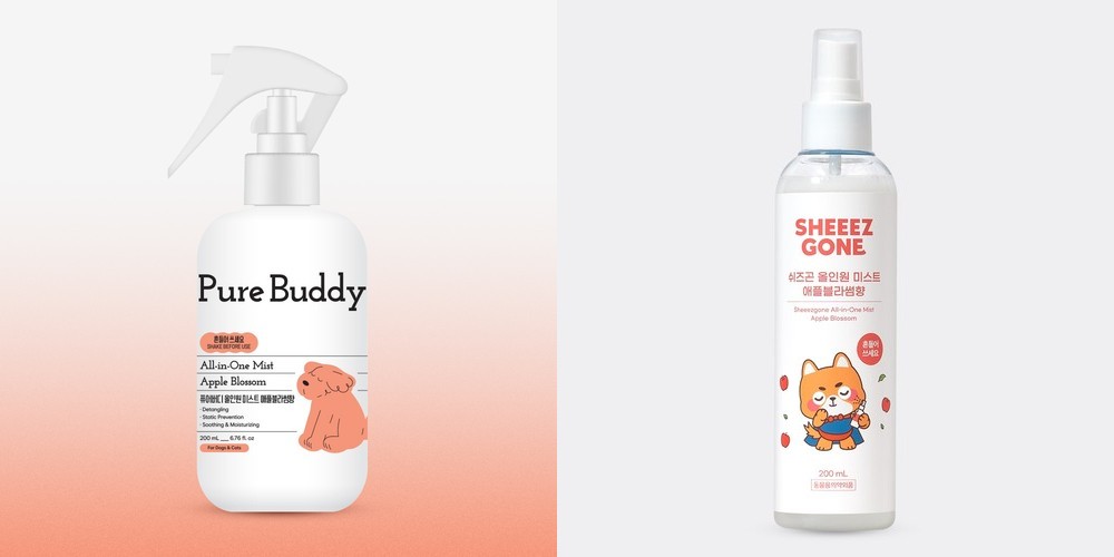 퓨어버디 고양이 부스트 샴푸 캣 저자극 애플블라썸향 300ml, 2개