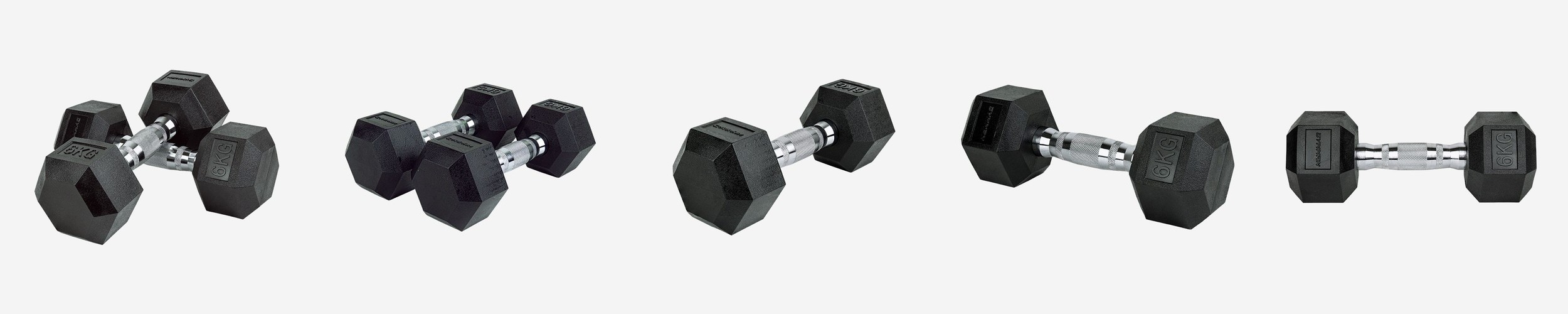 아디다스 육각아령 세트 덤벨 홈트레이닝 근력 운동 기구 용품 5kg, 2개