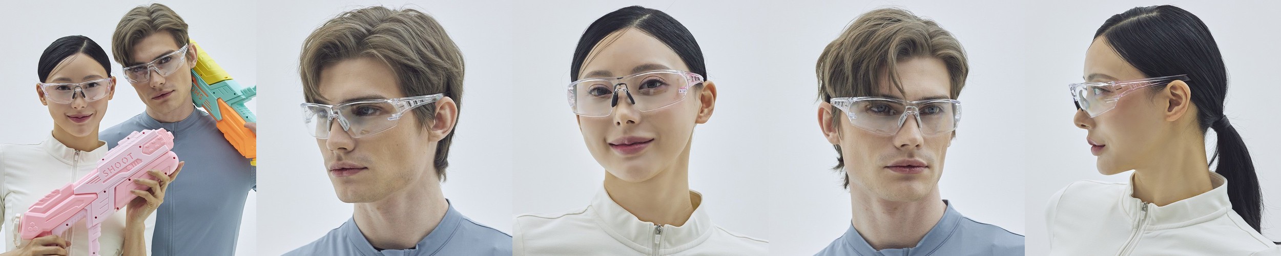 톰디어 방풍 김서림방지 투명 워터밤 안경 고글