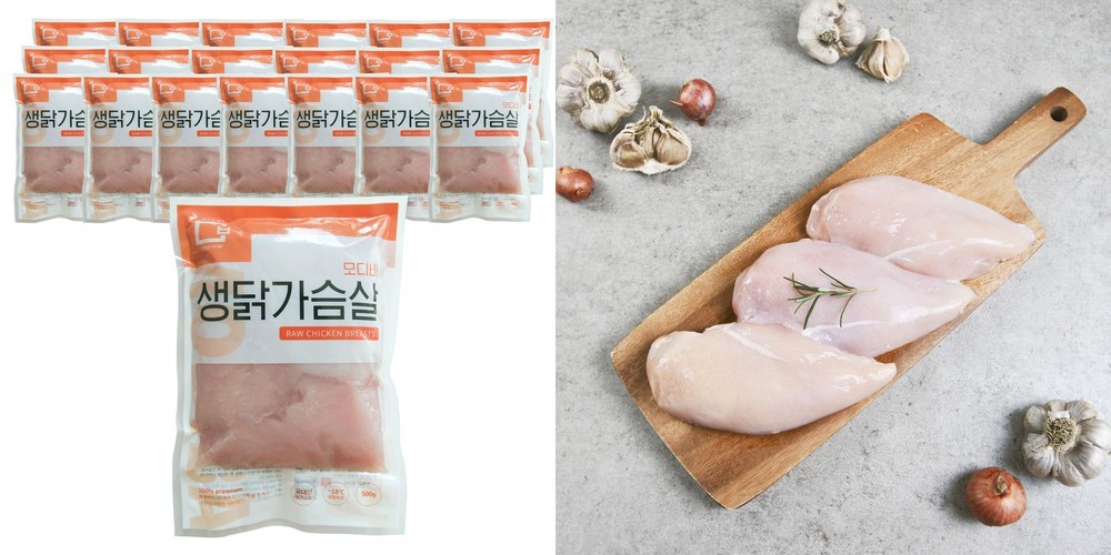 오다닭 스팀 닭가슴살 45종 1팩 / 냉동 소스 오븐 닭다리살