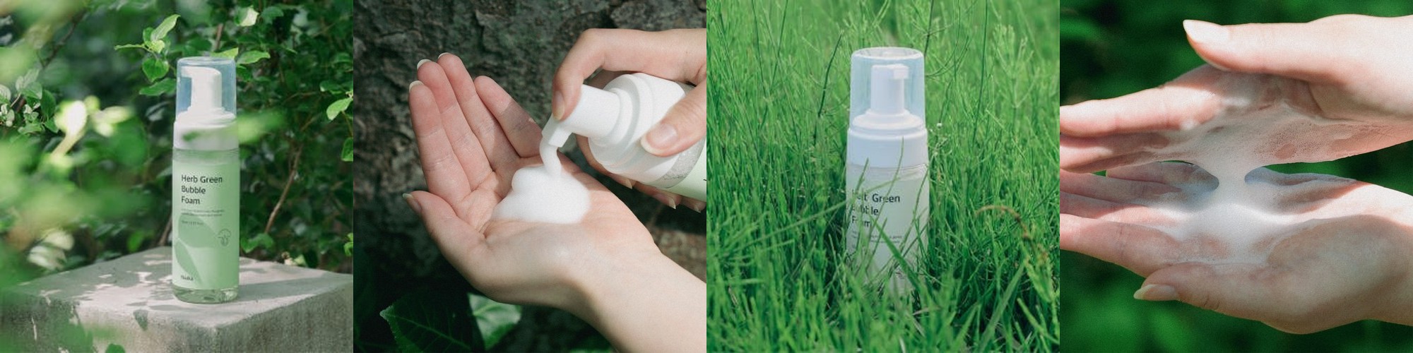 노아카 허브 그린 버블 폼 150ml 민감 홍조피부