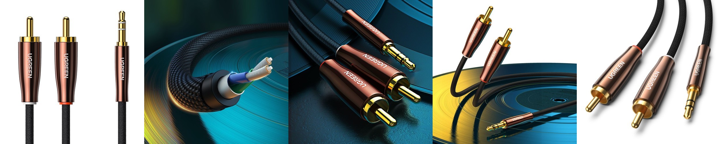 벤션 프리미엄 3.5mm 스테레오 AUX 케이블 BAD 0.5m, 1개