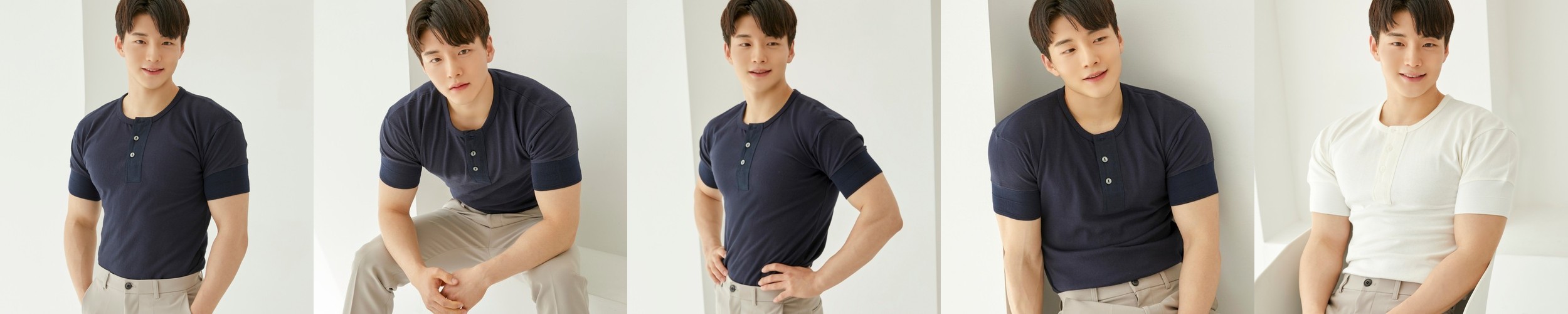 1+1 무론 절개나시 골지나시 머슬핏 나시티
