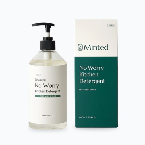 [민티드] 노워리 주방 세제 600ml, 1개
