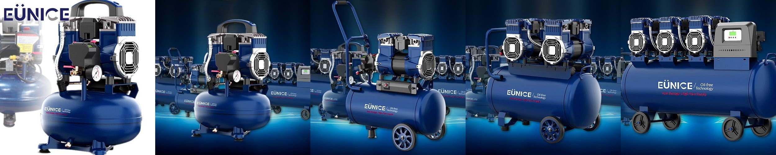 콰이어트존 알루미늄 1100W 저소음 콤프레샤 에어콤프레셔 AL350CU