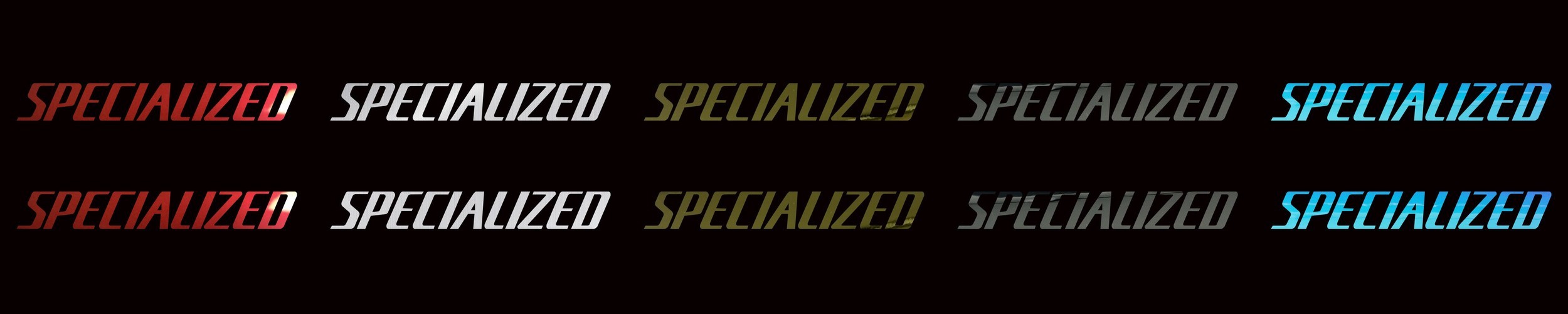 스페셜라이즈드 SPECIALIZED 로드 자전거 데칼 스티커 싱글 세트(1set 2개)