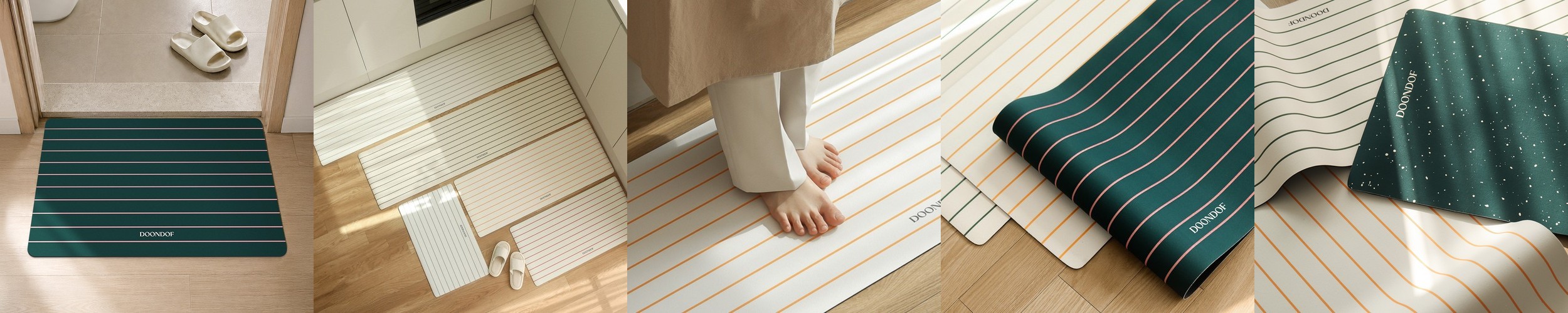 사계절 발탄 먼지없는 거실 러그 사이잘룩 카페트 45x120cm