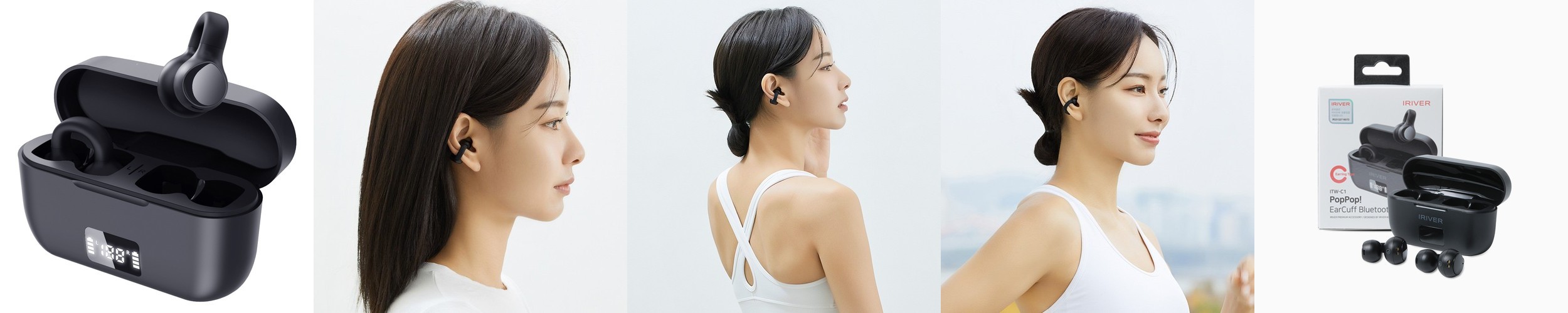 삼성전자 JBL SENSE LITE 블루투스 이어폰 오픈형 스포츠 러닝 블랙