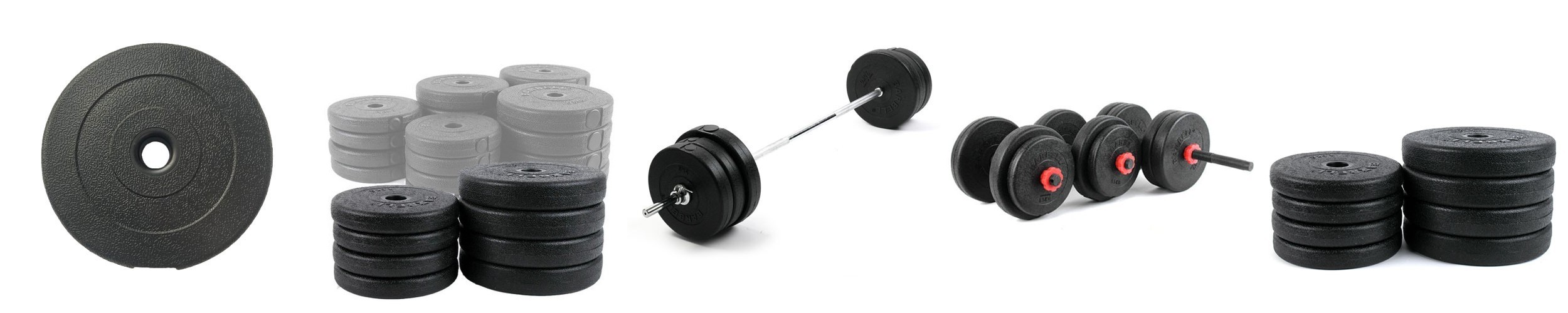 CNK 우레탄 10각 원판 5kg, 2개