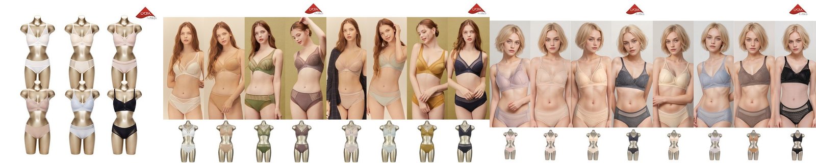 weekin 패드 일체형 노와이어 심리스 브라 무봉제브라 빅사이즈 브라렛