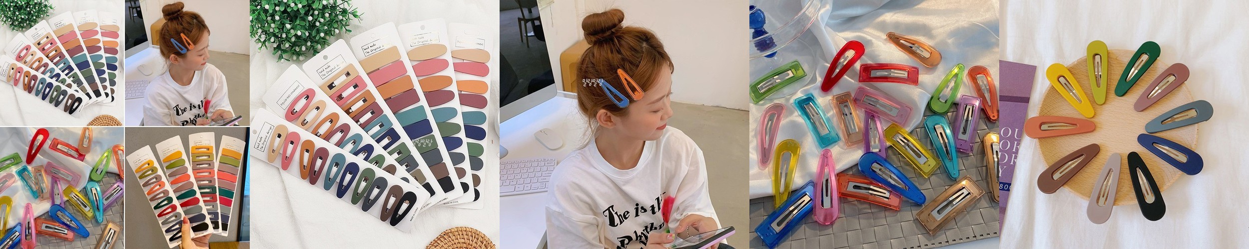 머리 똑딱핀 앞머리핀 옆머리핀 잔머리 똑딱삔