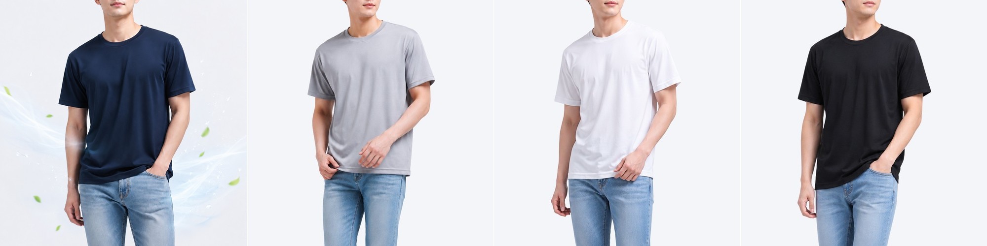 남녀공용 기능성 반팔 여름 쿨티셔츠 운동 헬스티