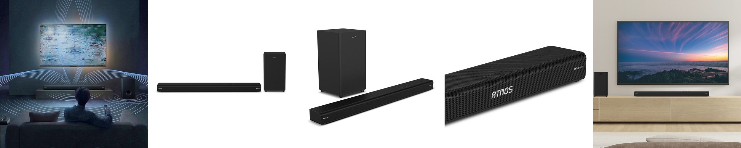더함 300W TV 사운드바 돌비애트모스 홈시어터 블루투스 스피커 3.1.2채널