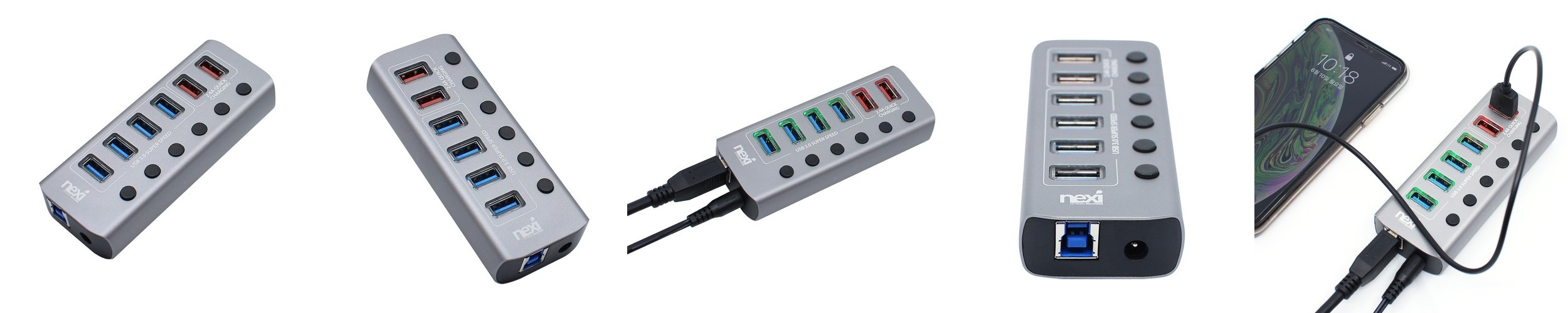 파우트 고속 무선충전 마우스패드 HANDS3 PRO DUAL 콜드블랙