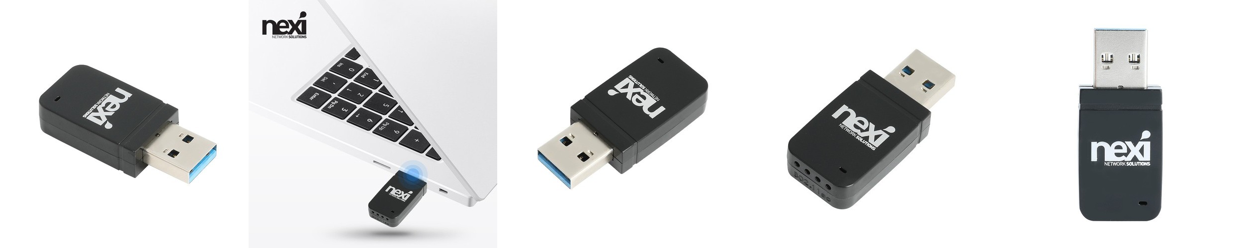 넥시 USB3.0 4포트 유전원 허브 충전 2포트 개별스위치 5Gbps