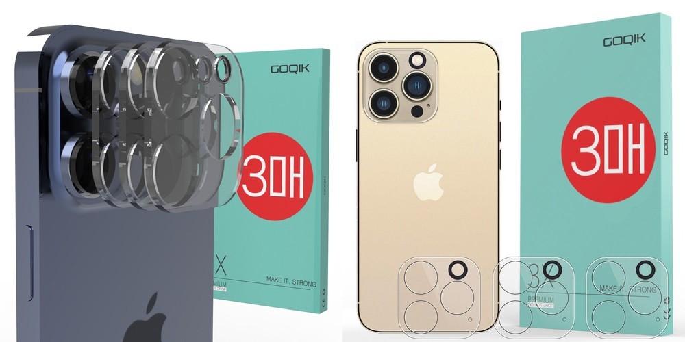 2.5D투명 카메라 렌즈 보호 풀커버 강화유리 필름 아이폰12 프로 맥스, 3매입
