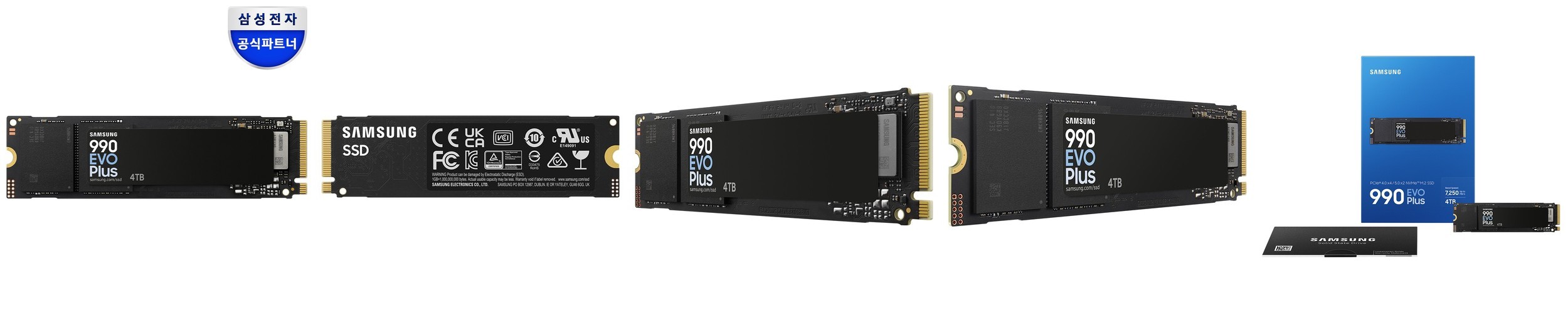 삼성전자 삼성 990 EVO PLUS M.2 NVMe SSD (정품) 4TB