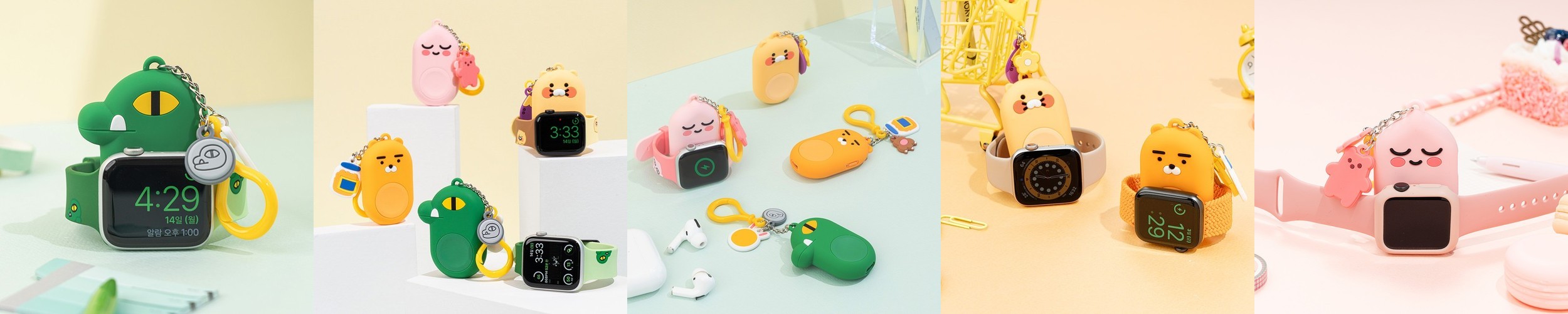 카카오프렌즈 워치톡 애플워치 보조배터리 1200mAh (콘)